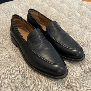 FootJoy black leather loafers size 10D